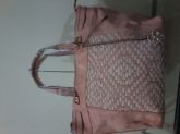 Bolsa entrelaçada Rose